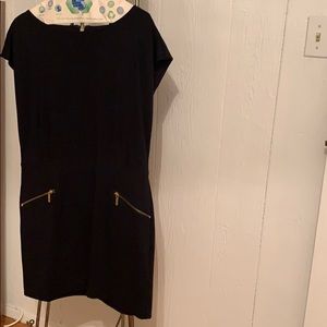 LBD with gold zipper